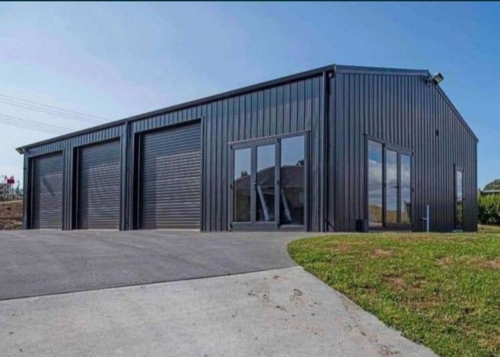 Vand hala structura metalica