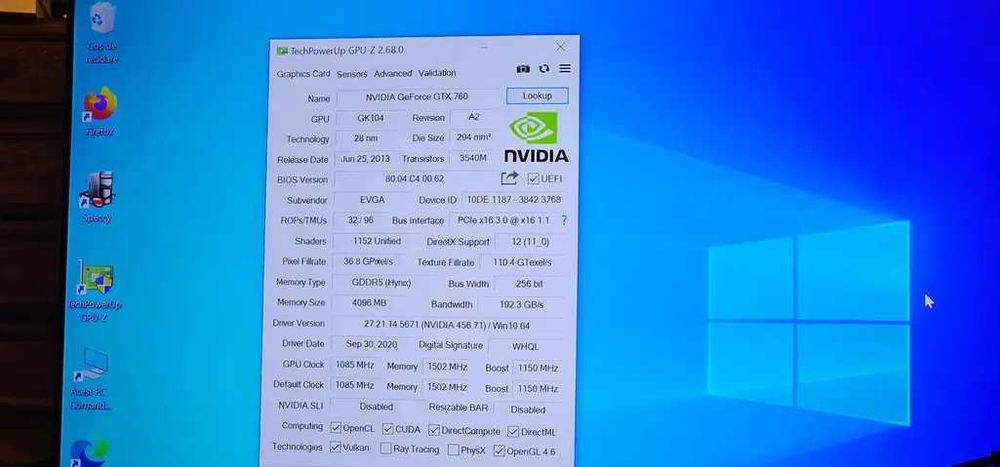 Placa video EVGA GeForce GTX 760 FTW ACX Cooling 4GB GDDR5 256-bit