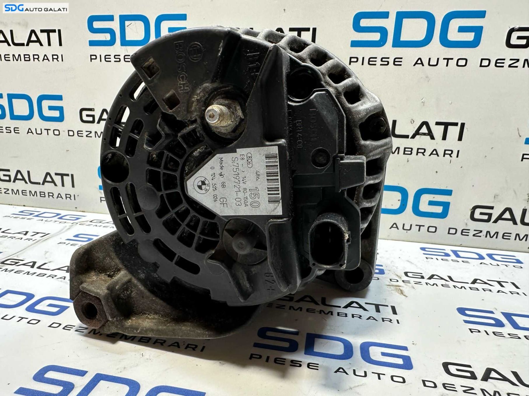 Alternator 150A BMW Seria 5 E60 2.0 2.5 3.0 Benzina 2003 - 2010 Cod 7519721 [X3220]