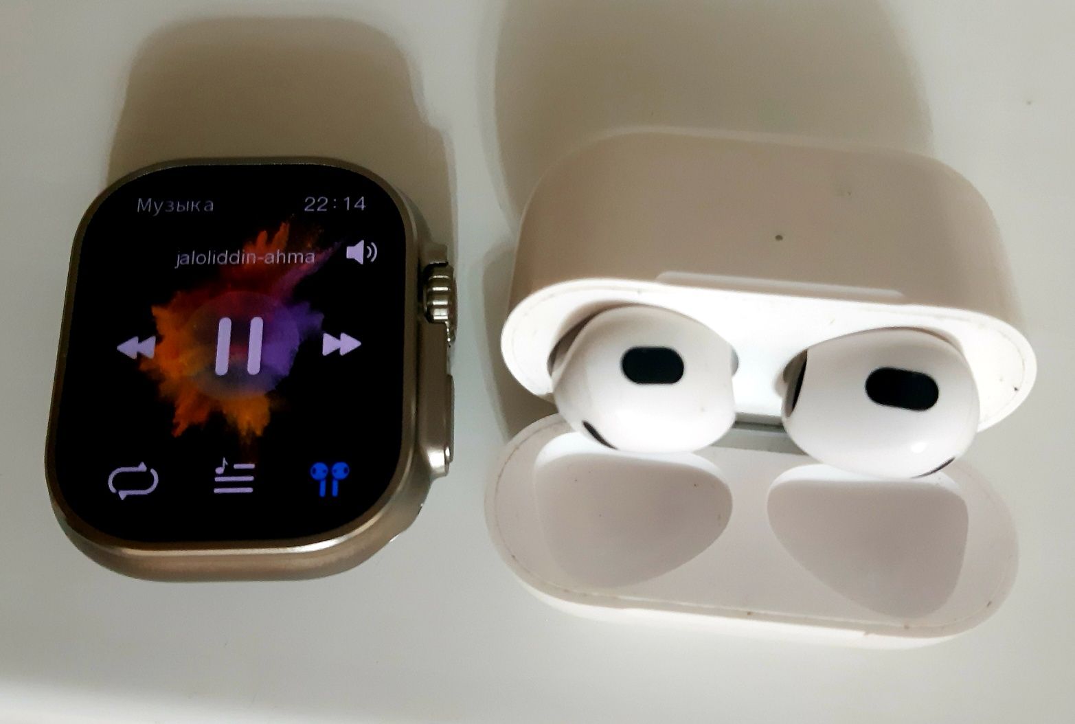 Hello watch ultra 3(uzumda 500 ming som) yagona AMOLED ekranli Iwatch