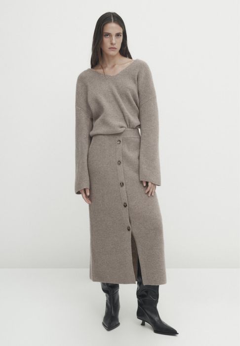 Fusta midi Massimo Dutti