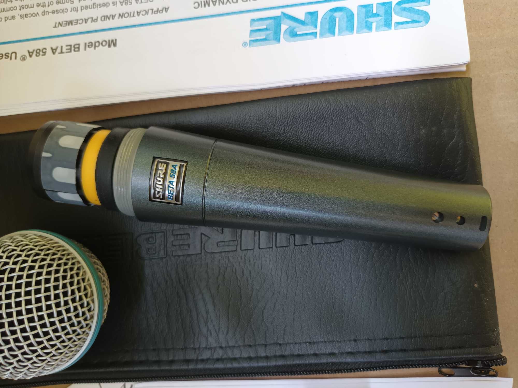 Microfon Shure Beta 58 A Microfon Profesional Karaoke Studio Percutie