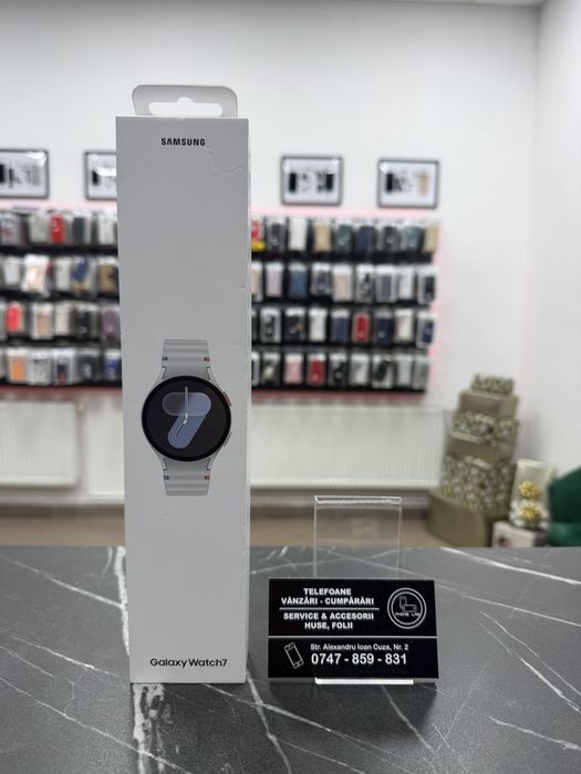 Samsung Galaxy Watch 7 - 44mm - Silver - Sigilat! - 2 Ani Garantie!