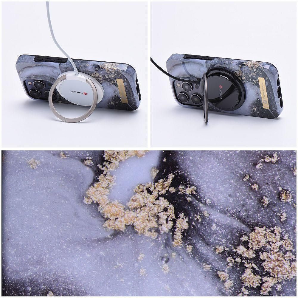 Кейс forcell f-protect mirage magsafe за iphone 15 pro max marble mist