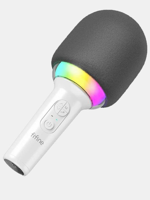 Караоке-микрофон Fifine e2 со встроенным динамиком, Bluetooth и др.
