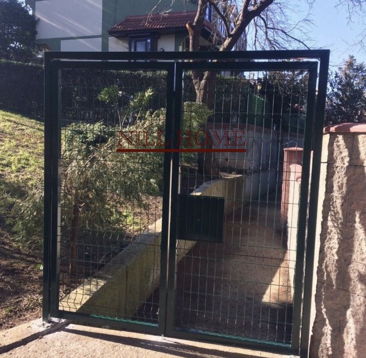 ВРАТИ-ПЕШЕХОДНИ/ПОРТАЛНИ-оградни колове-оградни пана-мрежа изк. Трева