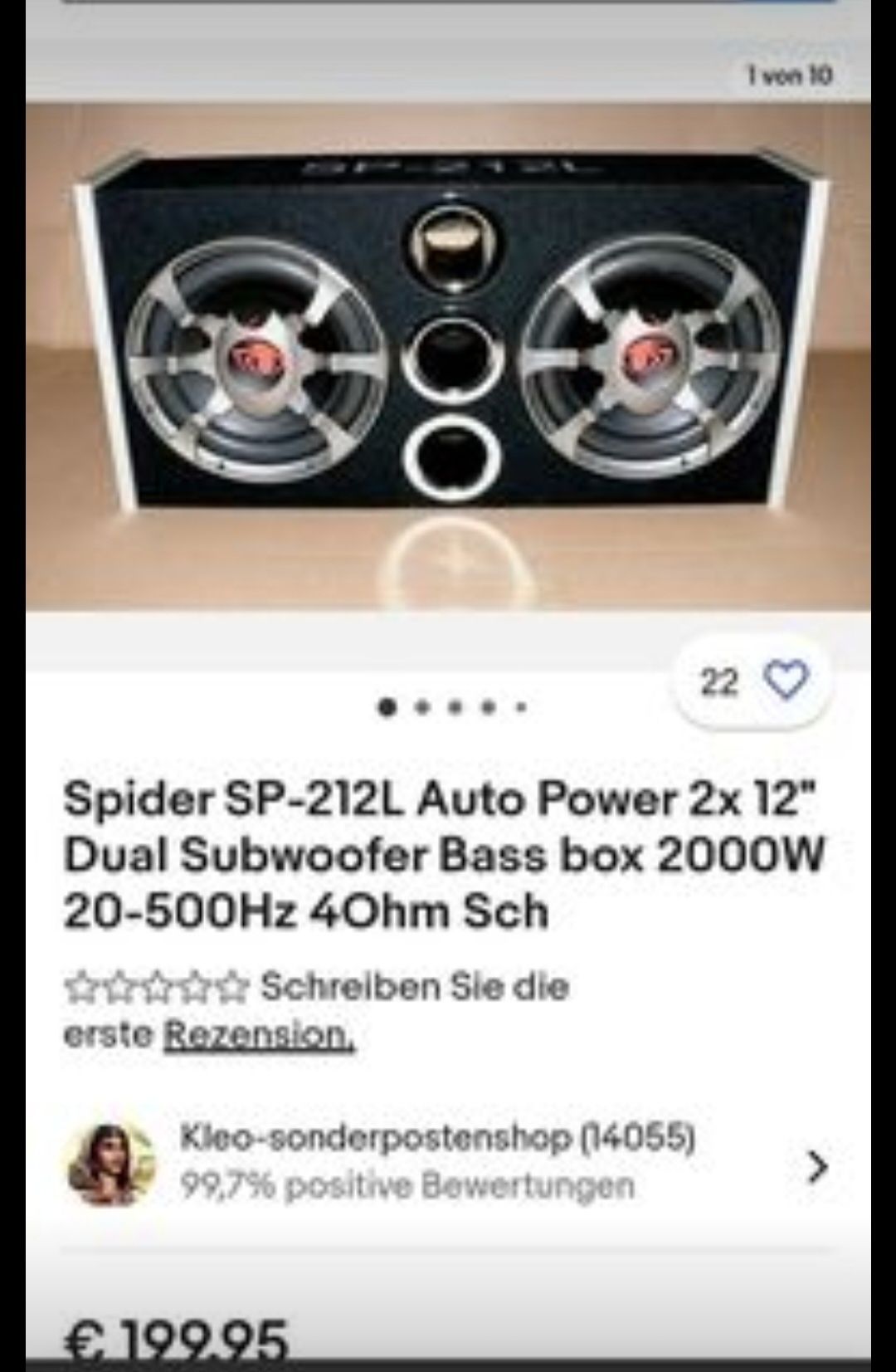 Туба 2х12 2000w Spider