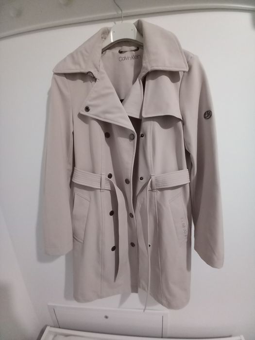 Trench roz pudră Calvin Klein