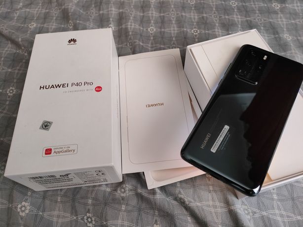 Huawei p40 pro 256 gb ca nou 22luni garanție  folie ecran  full box