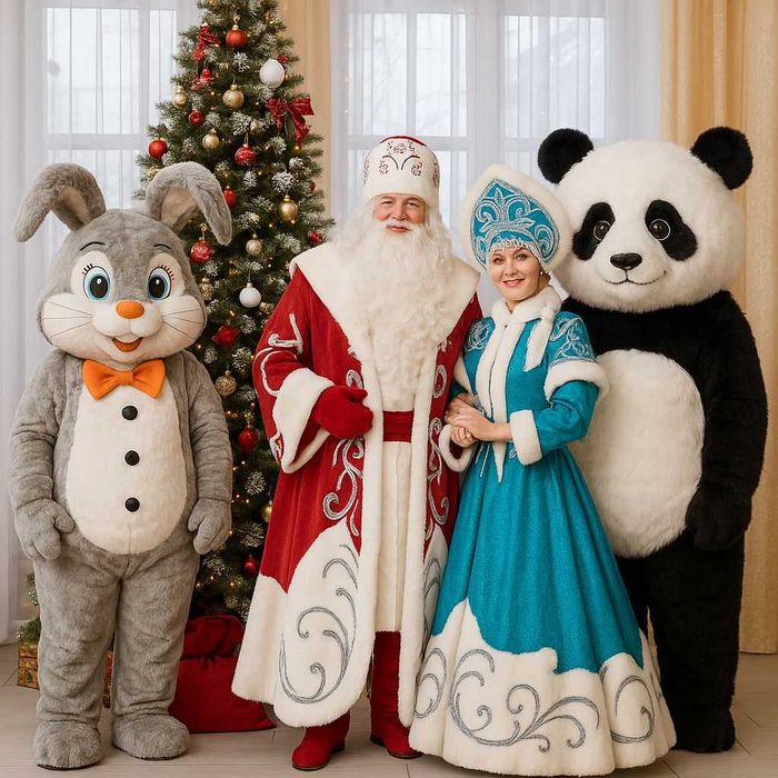 Дед Мороз, Снегурочка И волшебные зверюшки