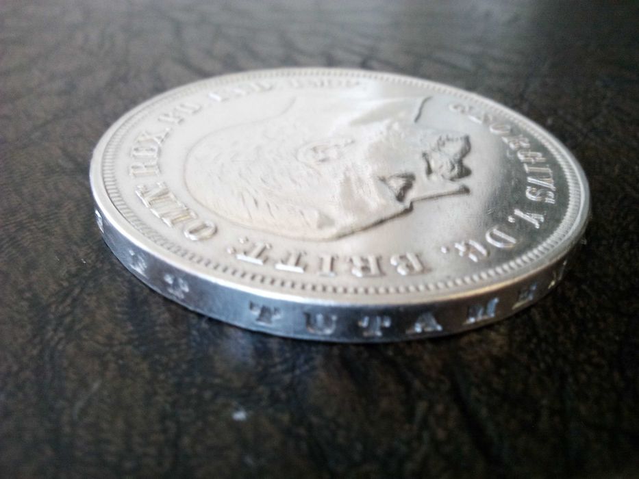 1 корона 1935 година Англия сребро