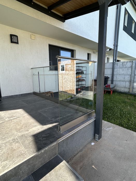 Vand geamuri terasa duble transparente securizate