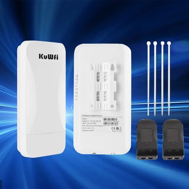 1-2KM 2.4G Point to Point wireless bridge Long Range 300Mbps Външна CP