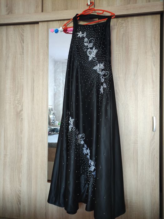 Rochie lunga din tafta