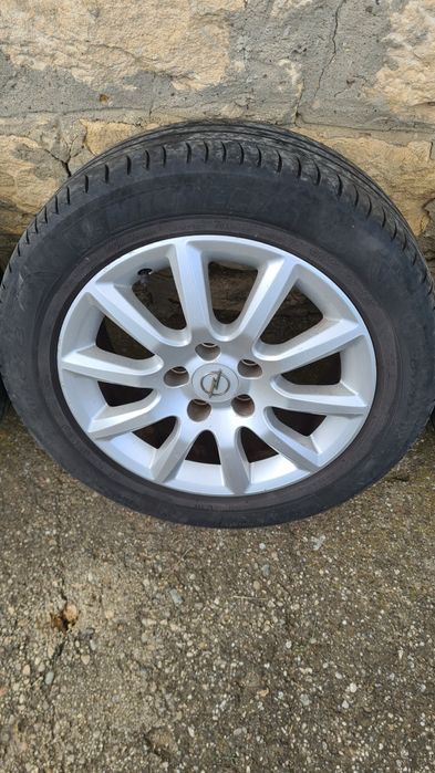 Vând jante aliaj Opel Astra H cu anvelope de vara