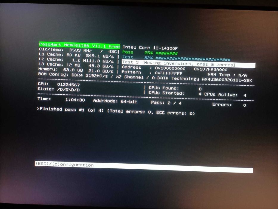 vand memorii ram ddr4 gaming 2x32gb 3600mhz cl18 rgb adata xpg black