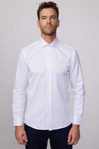 Мъжка бяла риза Tudors Slim fit  р-р 41/42  100% памук, разопакована