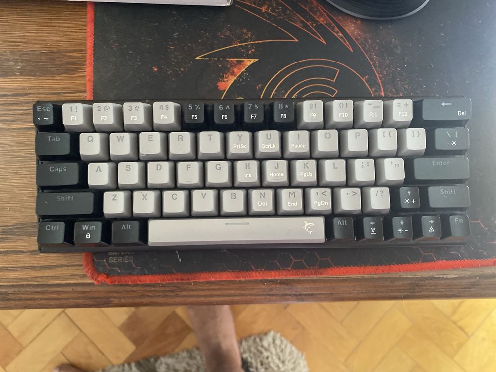 Tastatura gaming white shark