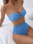 Costum de baie cu talie inalta