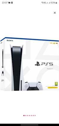 Consola PlayStation 5 cu disc (PS5) 825GB,, White