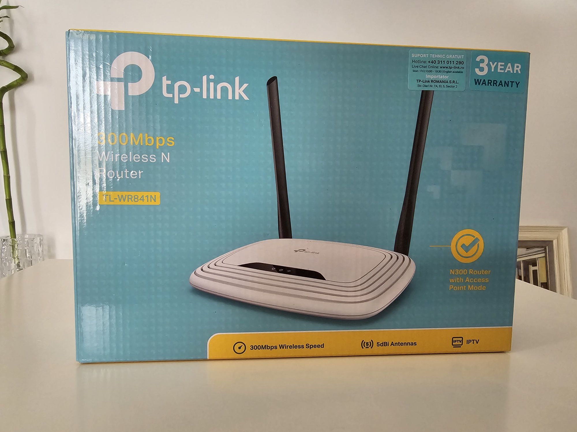 безжичен N рутер tp-link 300 Mbps