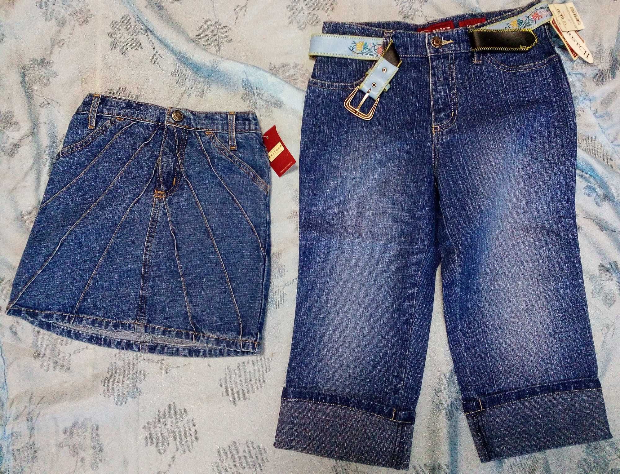 Новые джинсы капри для девочки 10-12 лет JCPenney(США)