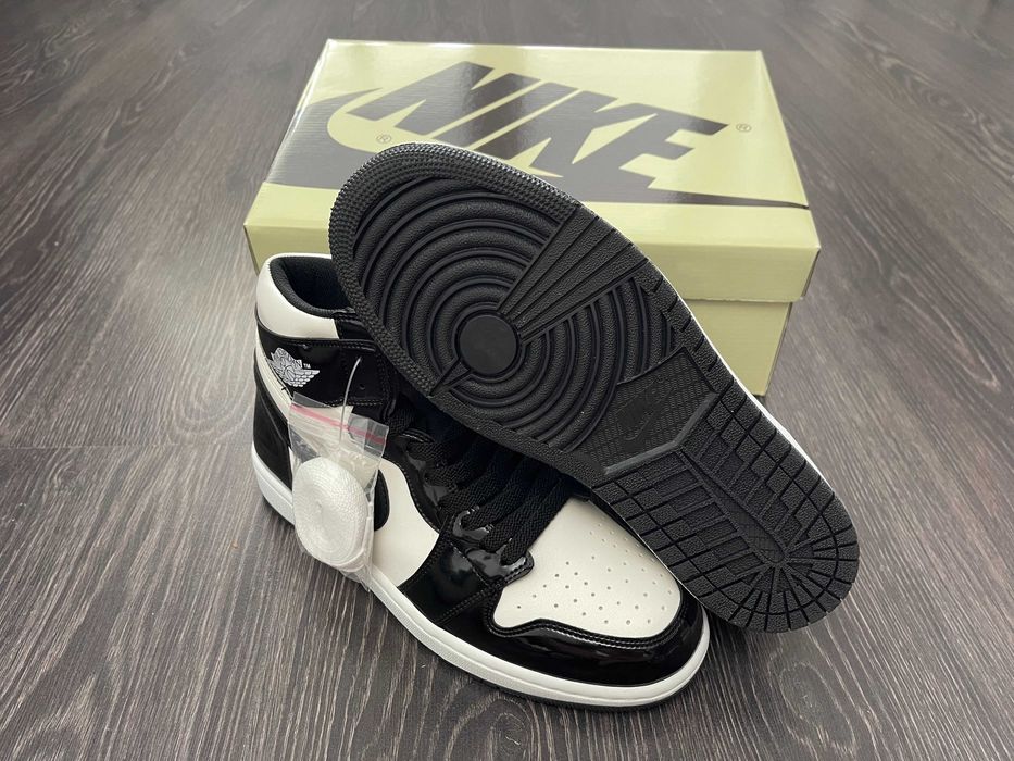 Adidasi Nike Air Jordan 1 Black/White-All Star Weeken