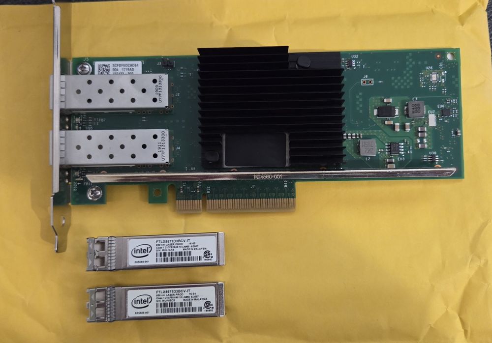 Placa retea Intel X710-DA2 Dual Port 10Gb Sfp + Module incluse