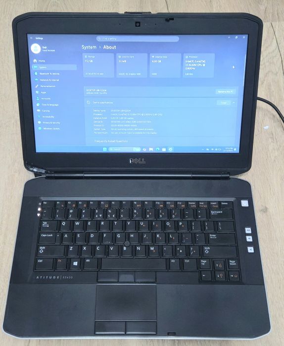 Laptop Dell Latitude E5430 I5 3230M 6GB Ram SSD Windows 11