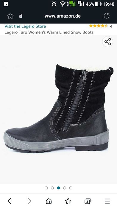 Оригинални Legero Ankle боти, топли, красиви, набук 37 н