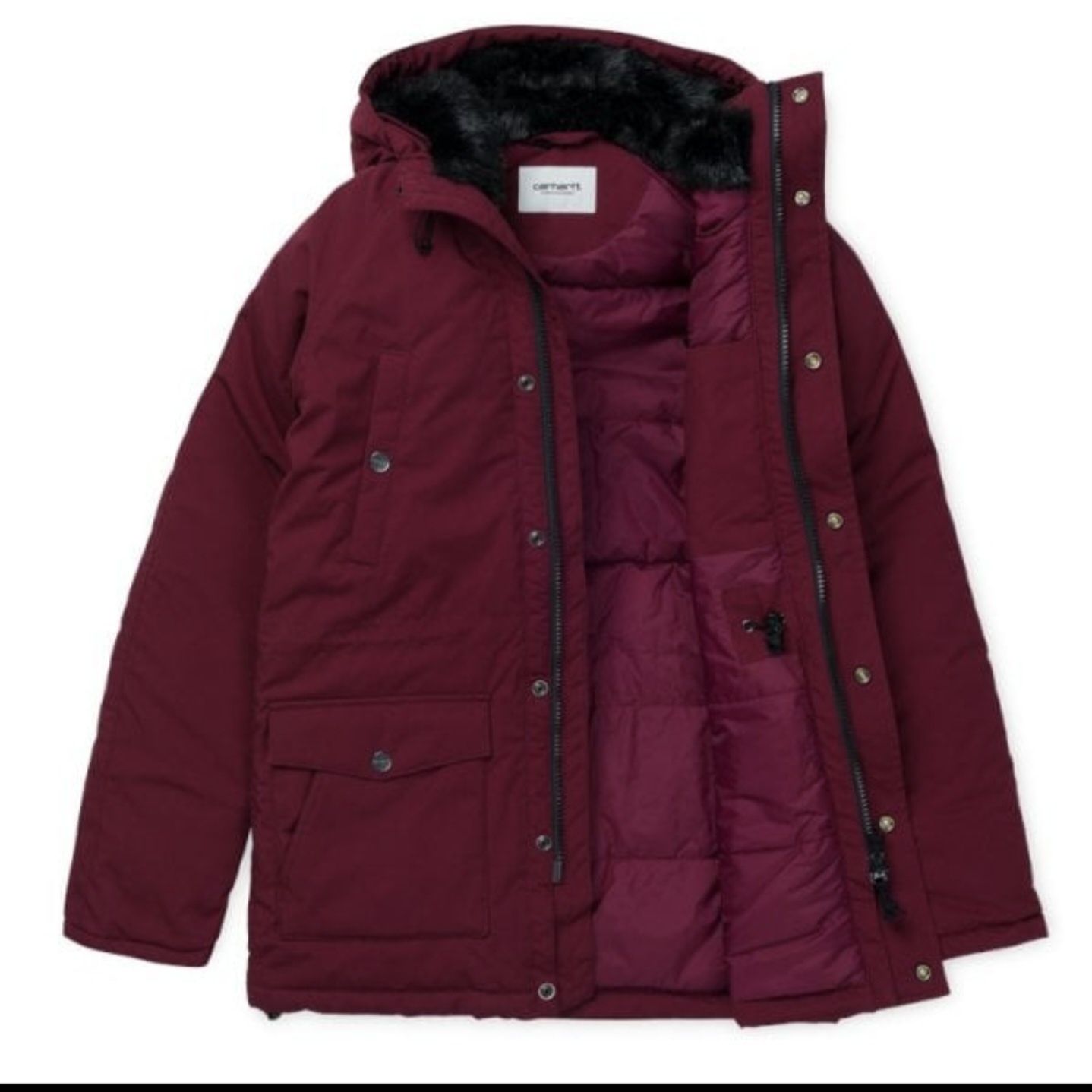 Парка Carhartt Trapper parka // XS в малинов цвят