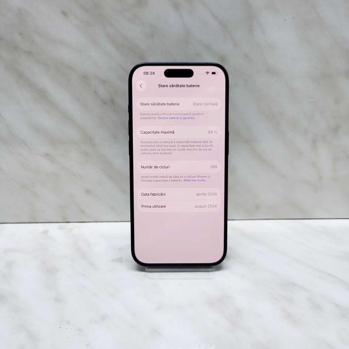 iPhone 15 Pro 128GB, 94% Baterie Zeus Amanet Militari 33185