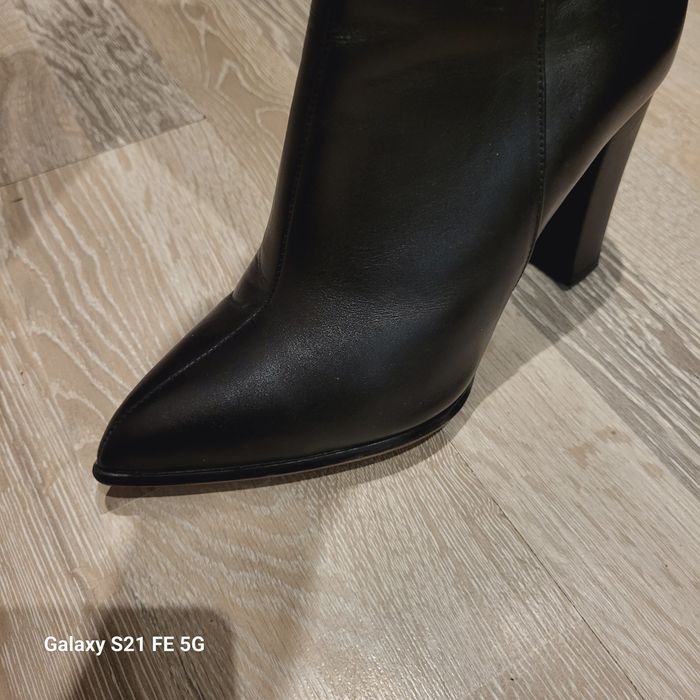 Кожени елегантни ботуши