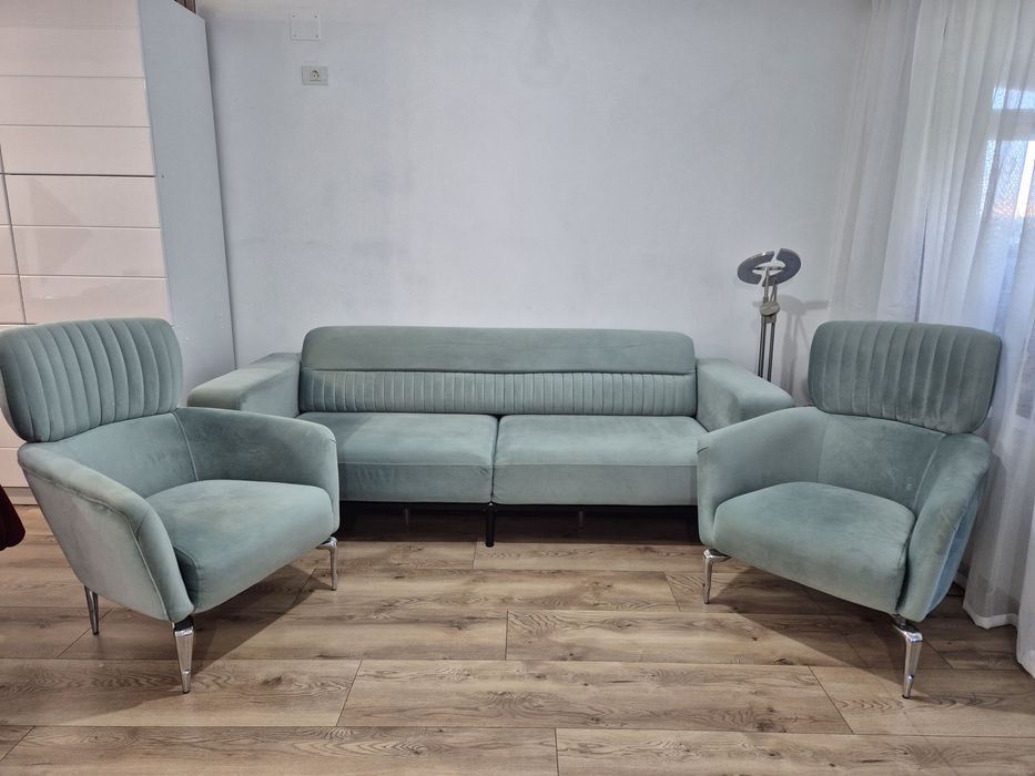 Set Canapea cu 2 fotolii