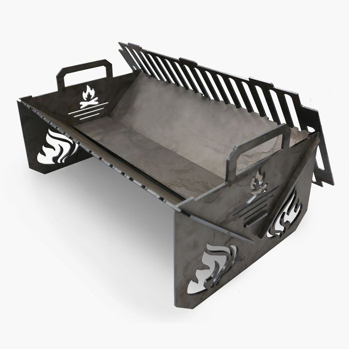 Gratar din otel taiat in laser Metal Needs 50 cm x 30 cm