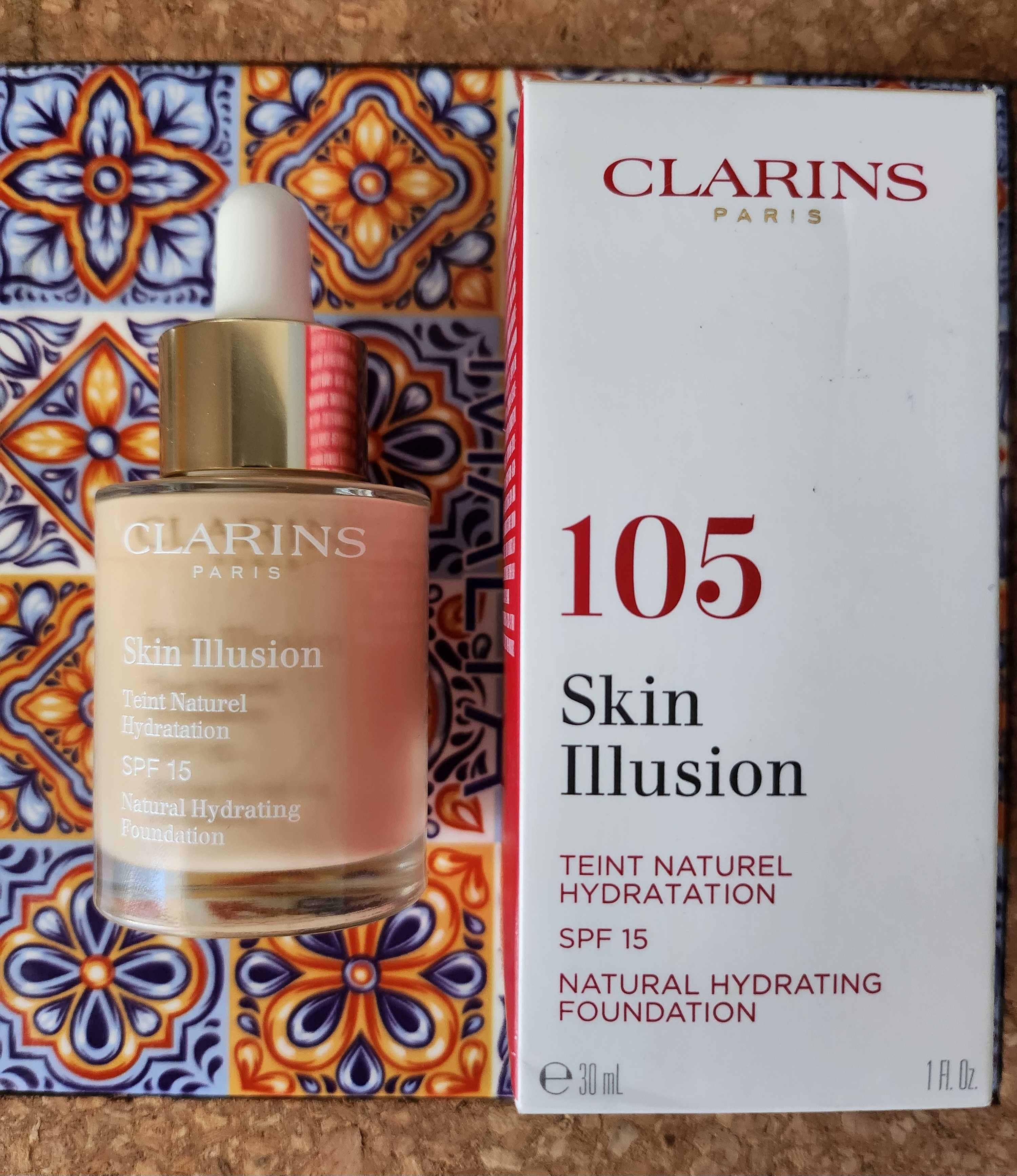 Фондьотен Clarins Skin Illusion цвят 105