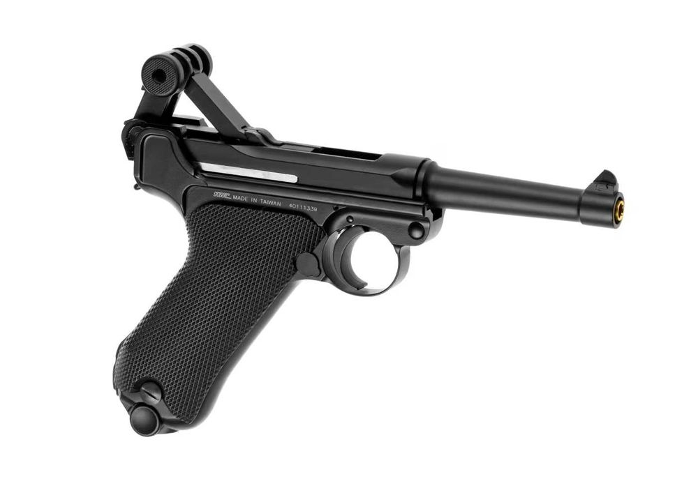Pistol airsoft Luger P08 Parabellum full metal CO2 Blowback