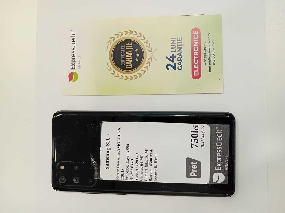 Samsung S20 Plus [AG27-B.47544] Garantie 2 ani