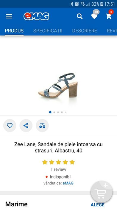 Sandale piele noi nr 40