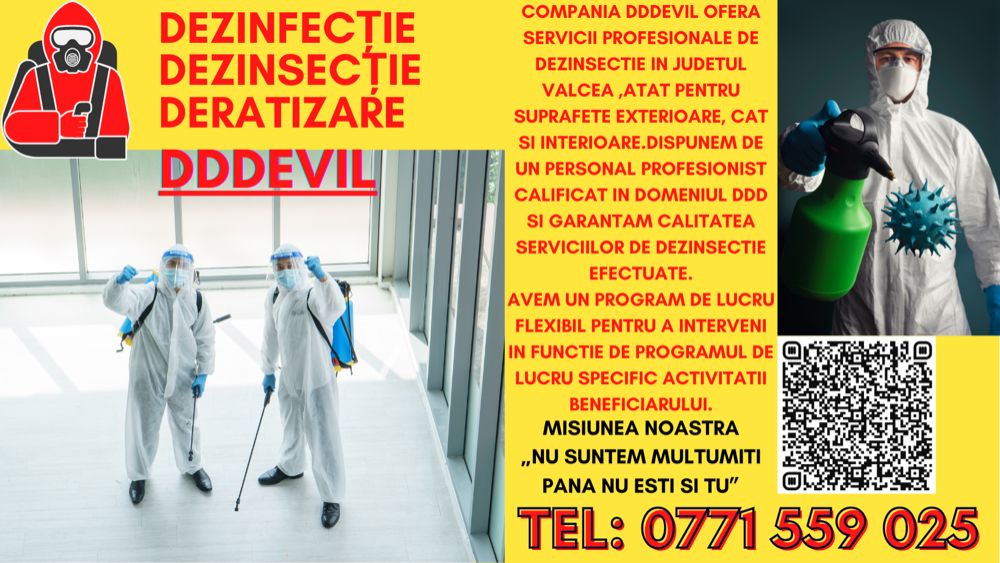 DDDEVIL Dezinsectie Dezinfectie Deratizare Valcea DDD