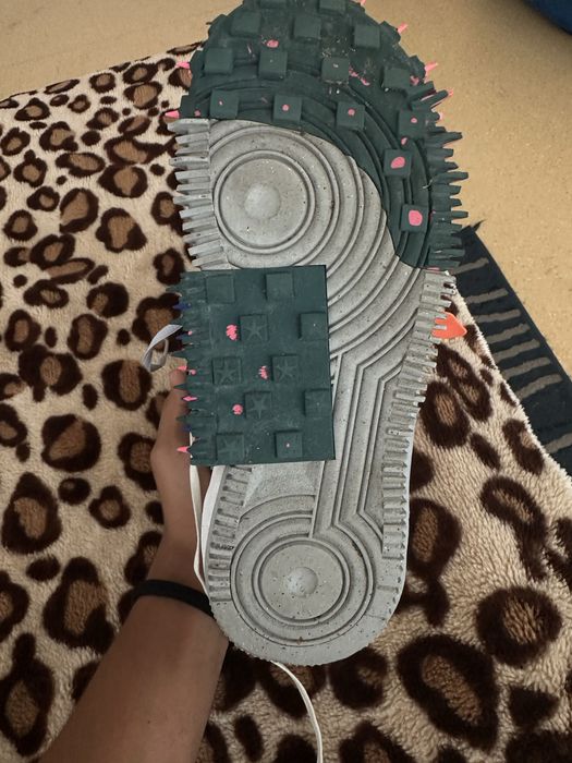 Nike Air Force 1 Mid Off White Clear White