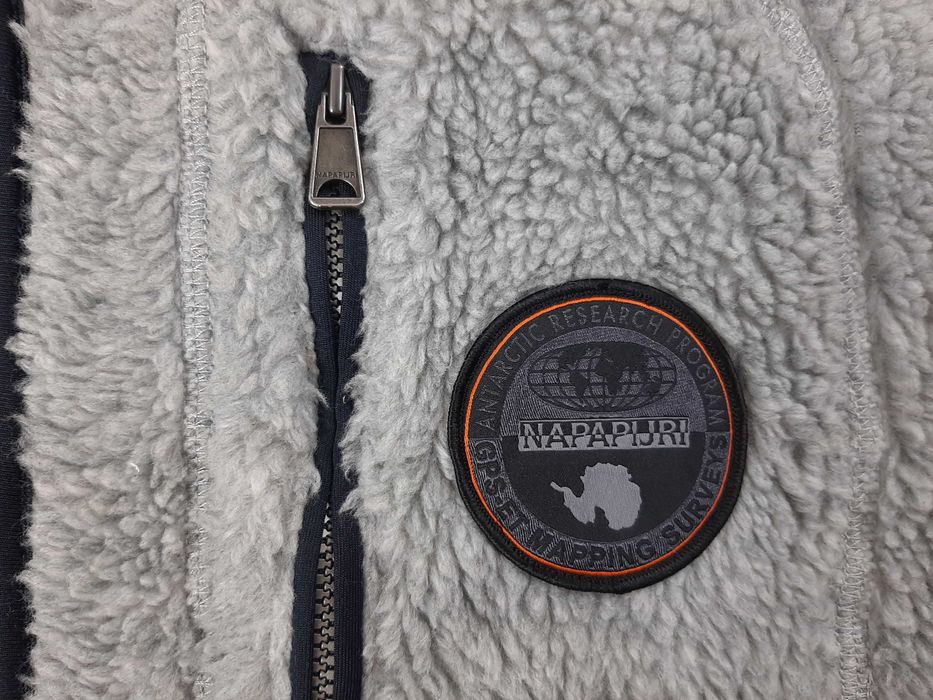Napapijri Yupik Fleece - Оригинално мъжко поларено яке размер XL