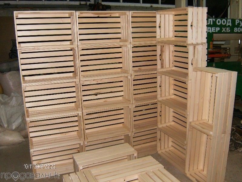 Дървени щайги за обзавеждане - Различни Размери