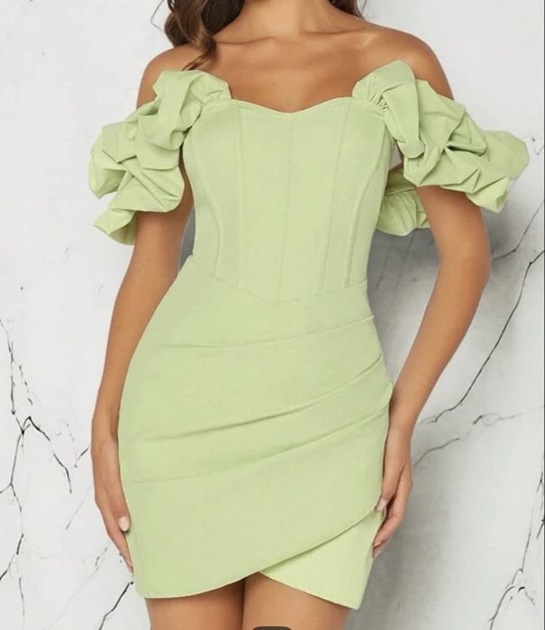 Зелена рокля ХС рр