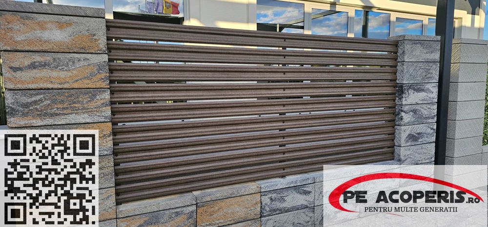 Sipca metalica pentru gard si porti, montaj rapid, posibil si in Rate