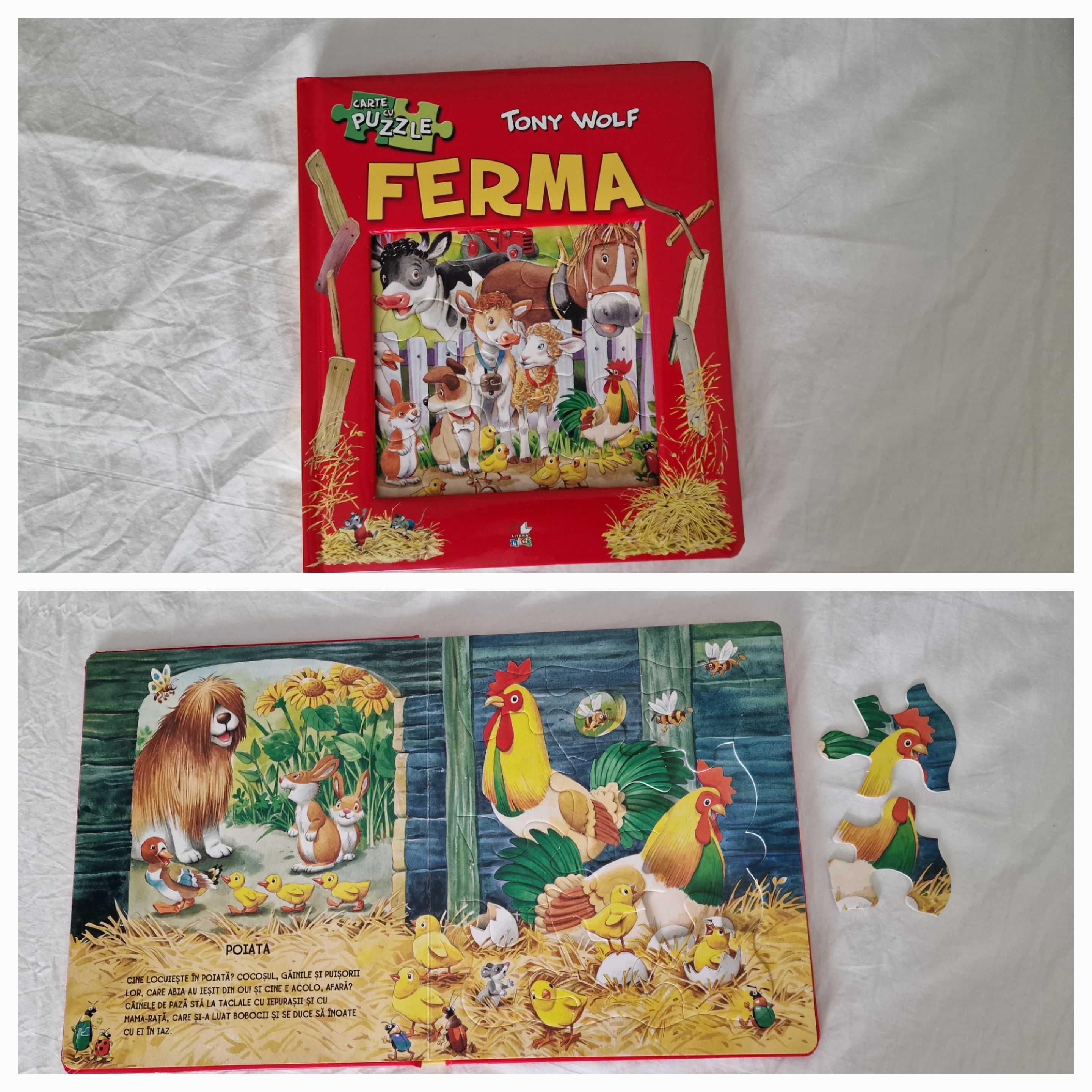 Carte puzzle Ferma animalelor