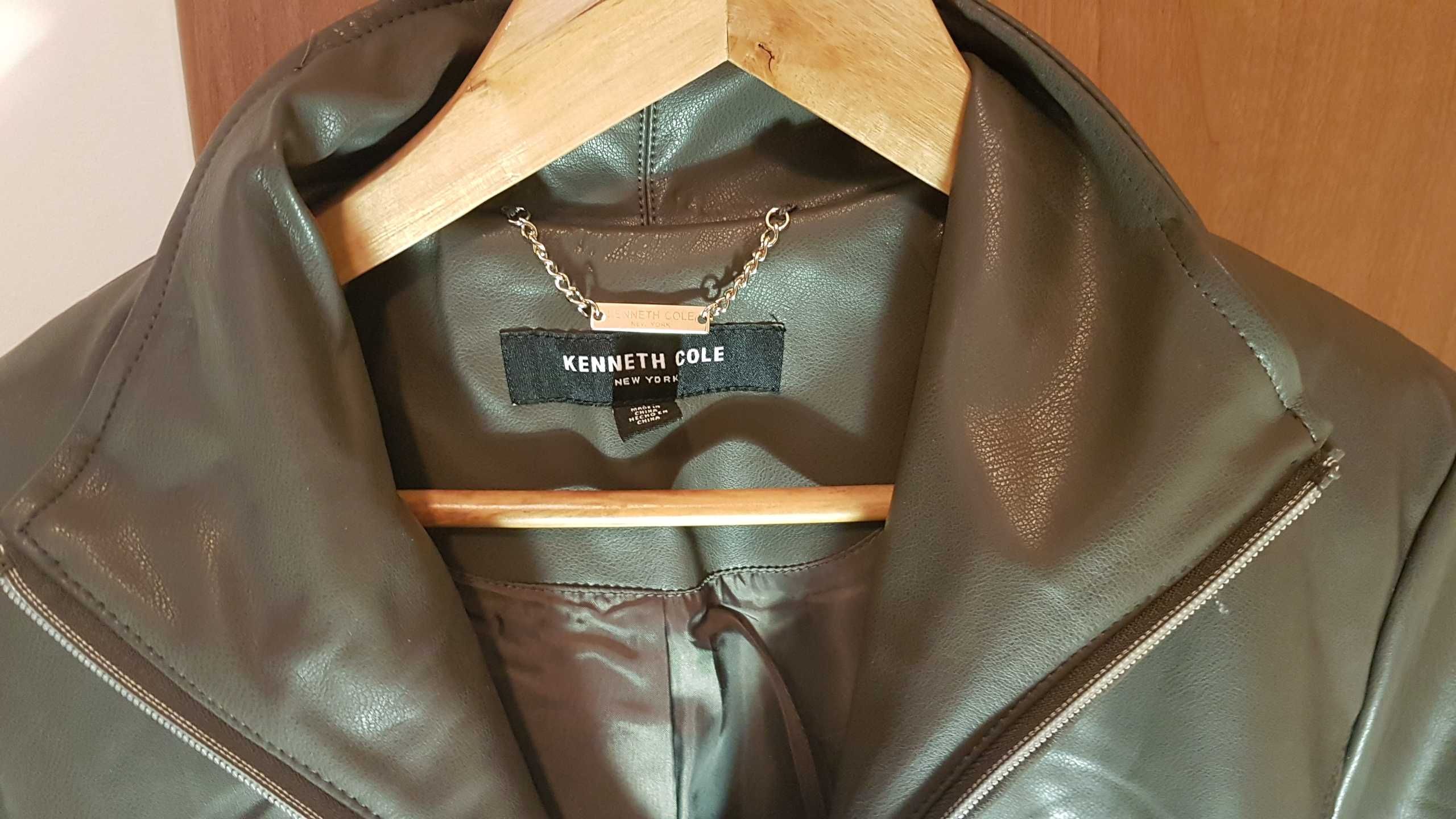 Ново дамско стилно яке Kenneth Cole изкуствена кожа размер М