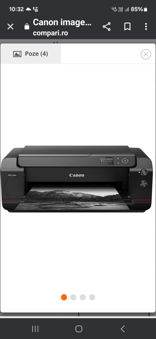 Imprimanta Canon PRO 1000 perfect functionala