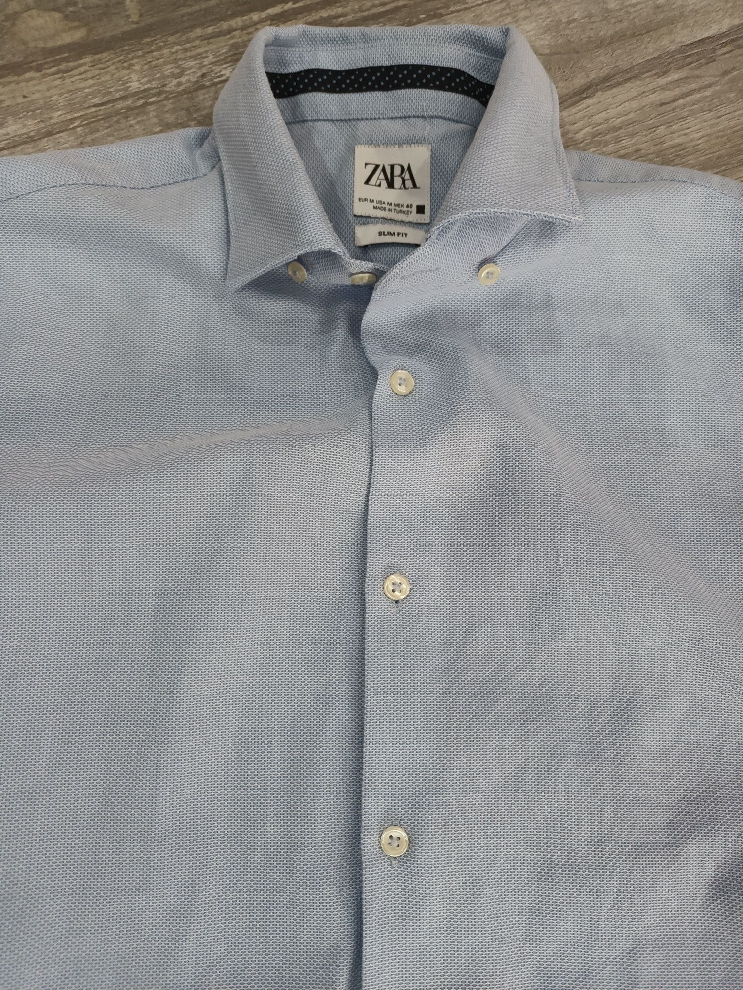 Мъжка риза с къс ръкав Zara