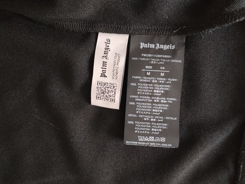 Palm angels chest logo-print track jacket